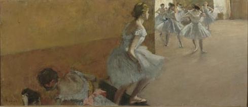 エドガー・ドガ　階段を上がる踊り子　1886~1890年