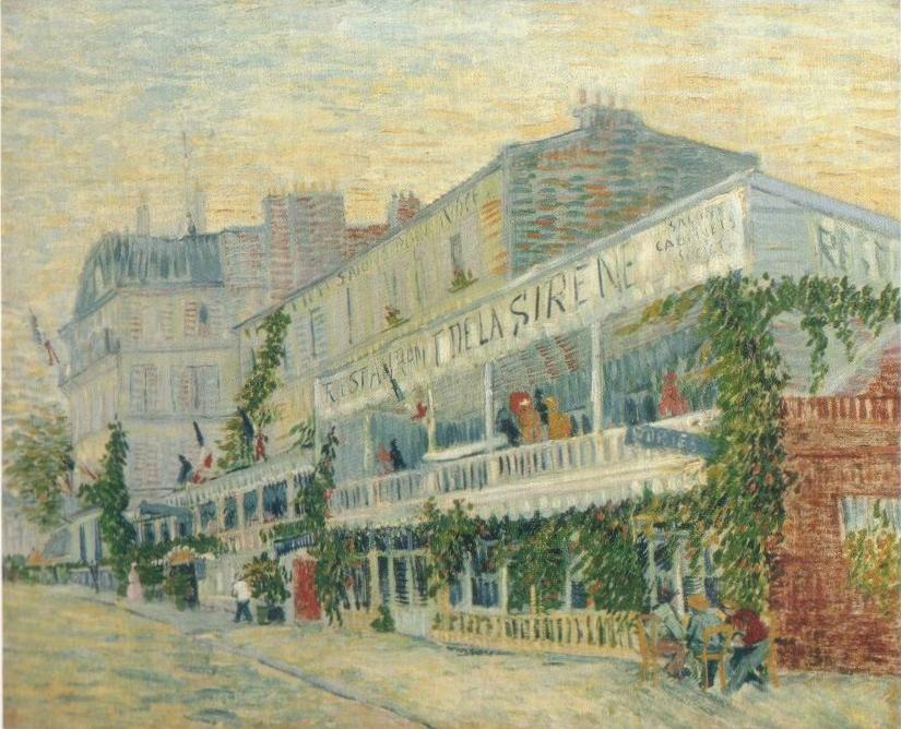 フィンセント・ファン・ゴッホ　アニエールのレストラン・ド・ラ・シレーヌ　1887年