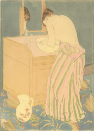 カサット　浴女　1890-91年