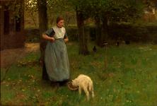 アントン・マウフェ ”ラーレンの女と仔羊”