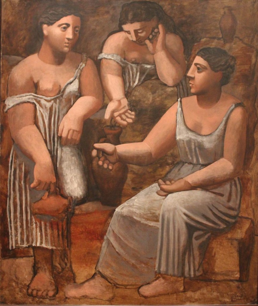 ピカソ　温泉の3人の女1921年