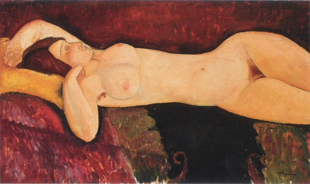 モジリアニ　Reclining Nude 1919年