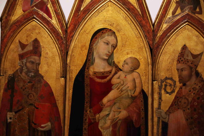 Ambrogio Lorenzetti 　聖母子その他　1332年