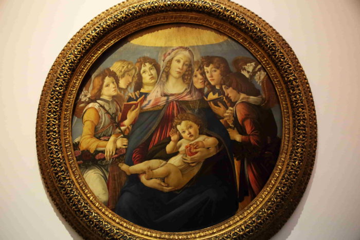 Botticelli "Madonna of the pomegranate" ザクロのマドンナ