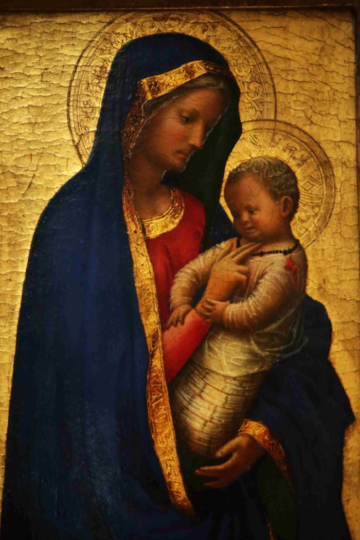 Masaccio "Madonna del solletico" 聖母子　1426年